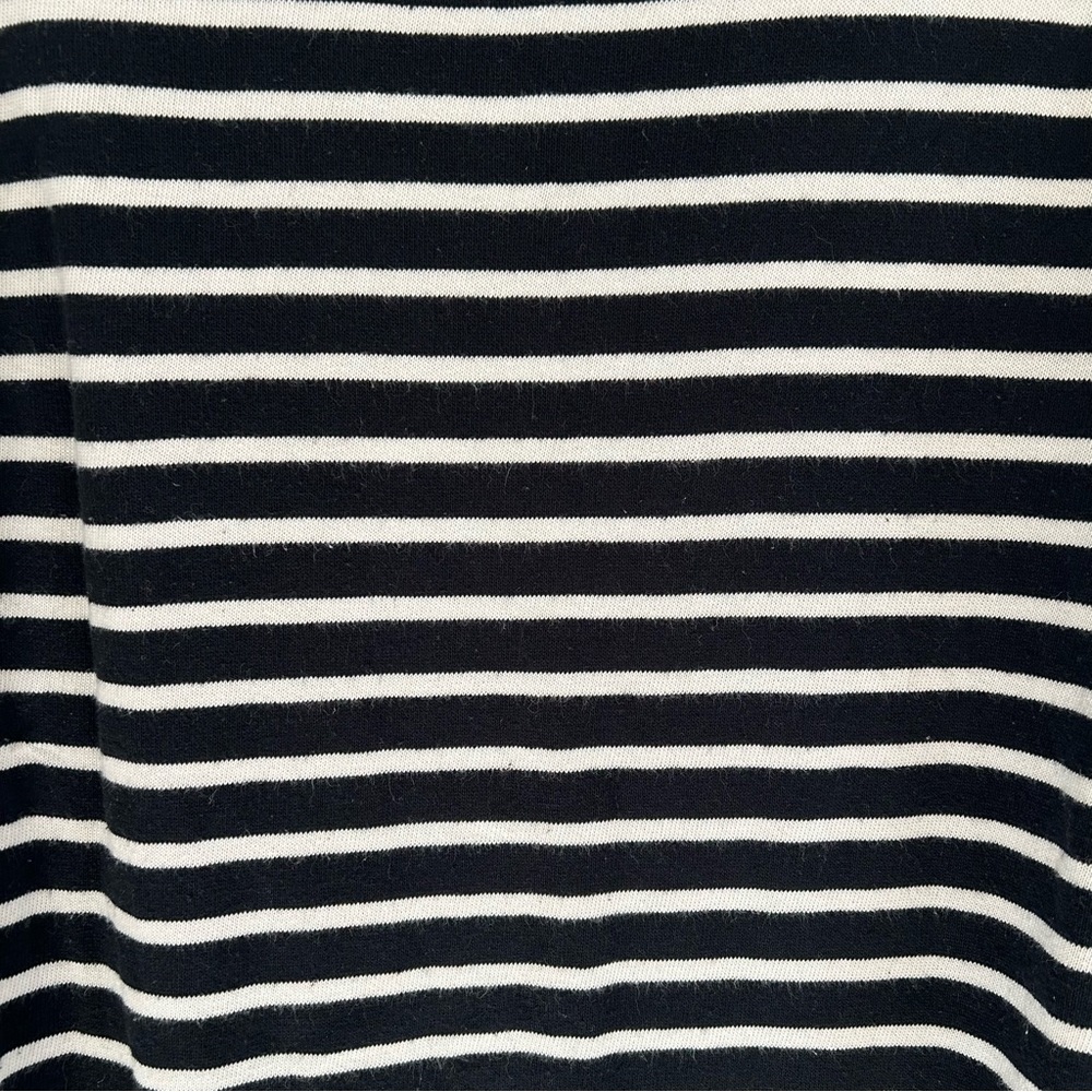 Zara Sweater Dress Striped Long Sleeves Black and White Size Small - Picture 4 of 15
